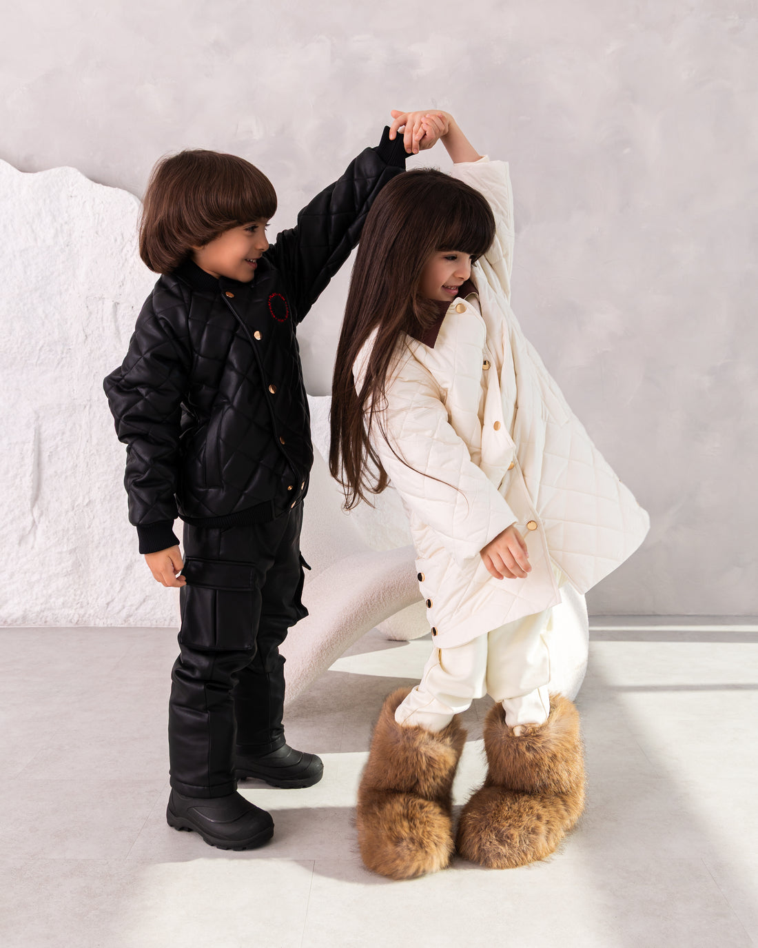 Quilted Liner Long Coat