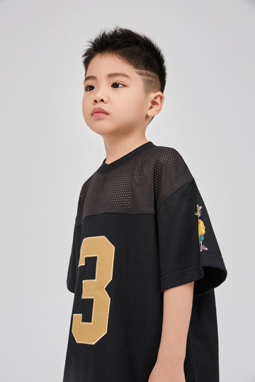 Gold Accents Shorts and Jersey T-Shirt Set